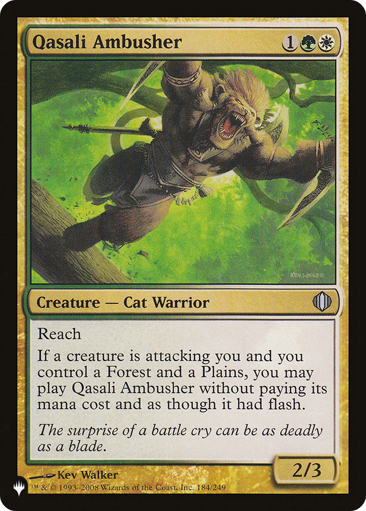Qasali Ambusher [The List] | Jomio and Rueliete's Cards and Comics