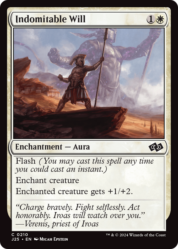 Indomitable Will [Foundations Jumpstart] | Jomio and Rueliete's Cards and Comics