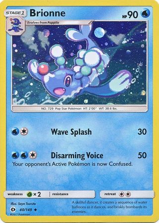 Brionne (40/149) (Cosmos Holo) [Sun & Moon: Base Set] | Jomio and Rueliete's Cards and Comics