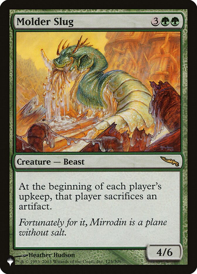 Molder Slug [The List] | Jomio and Rueliete's Cards and Comics