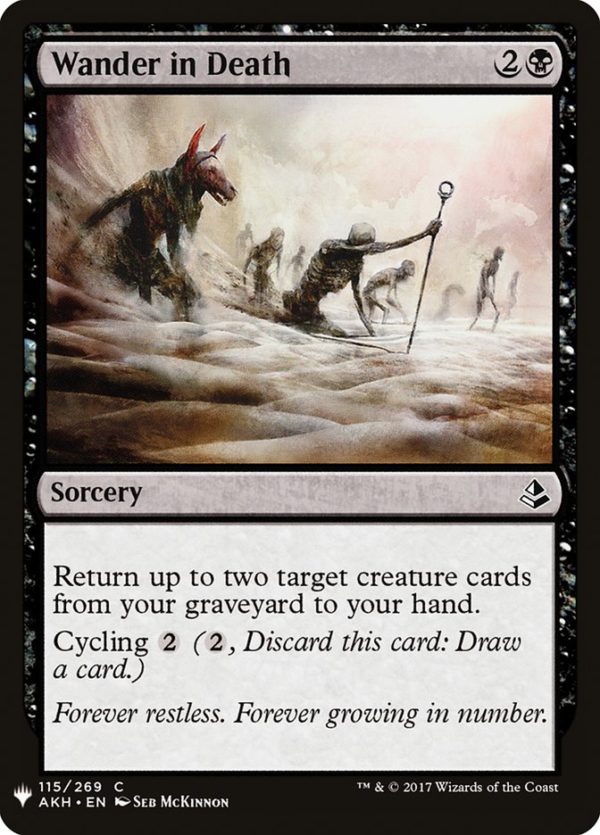 Wander in Death [Mystery Booster] | Jomio and Rueliete's Cards and Comics
