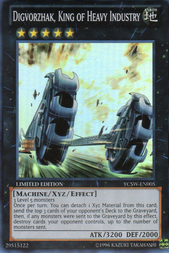 Digvorzhak, King of Heavy Industry [YCSW-EN005] Super Rare | Jomio and Rueliete's Cards and Comics