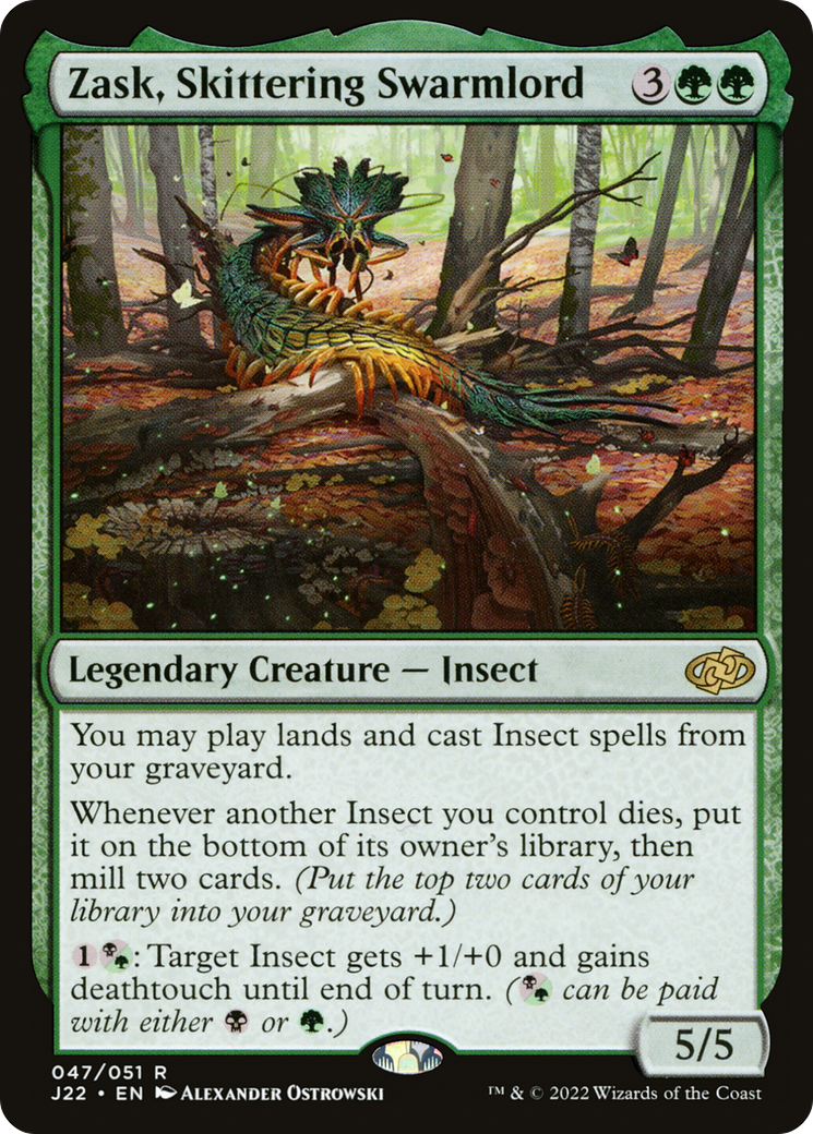 Zask, Skittering Swarmlord [Jumpstart 2022] | Jomio and Rueliete's Cards and Comics