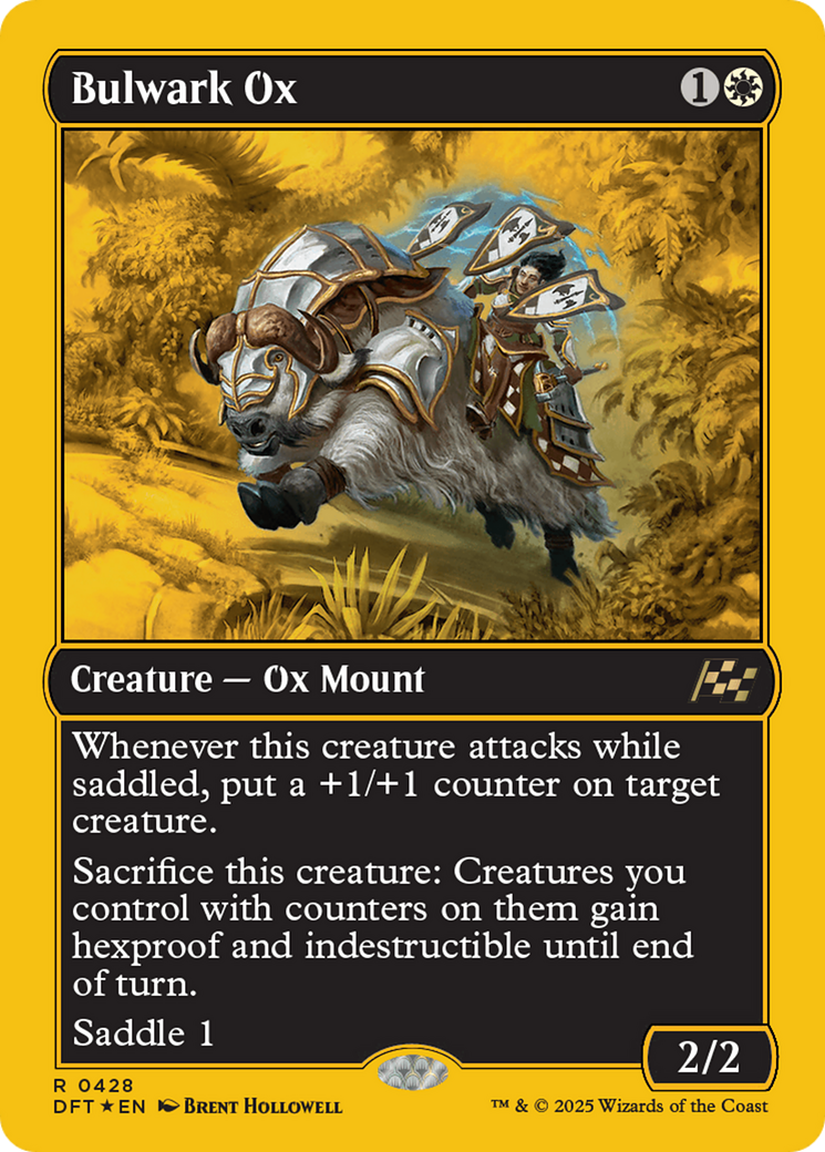 Bulwark Ox (First-Place Foil) [Aetherdrift] | Jomio and Rueliete's Cards and Comics