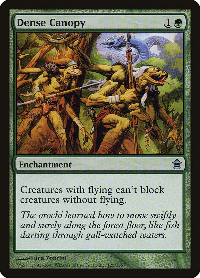 Dense Canopy [Saviors of Kamigawa] | Jomio and Rueliete's Cards and Comics