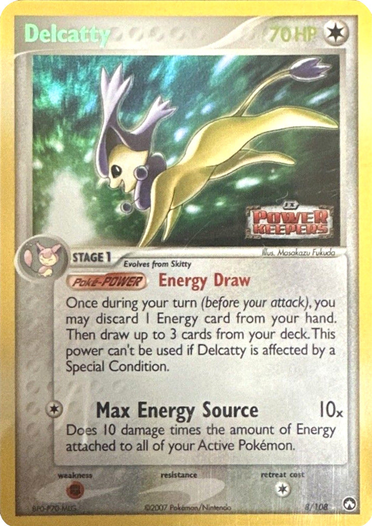 Delcatty (8/108) (Stamped) [EX: Power Keepers] | Jomio and Rueliete's Cards and Comics