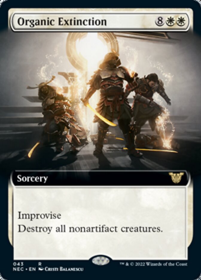 Organic Extinction (Extended Art) [Kamigawa: Neon Dynasty Commander] | Jomio and Rueliete's Cards and Comics