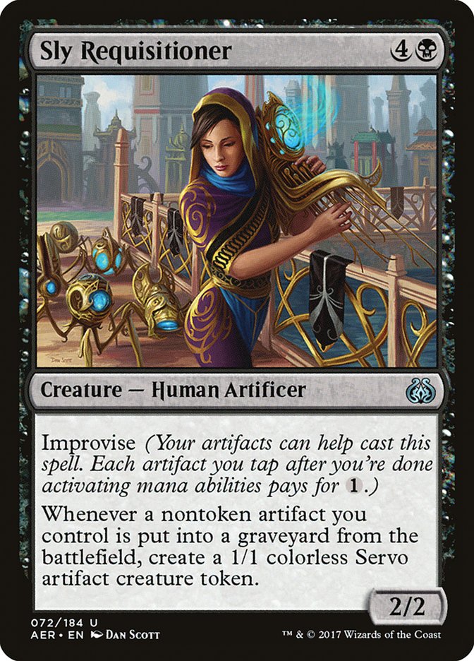 Sly Requisitioner [Aether Revolt] | Jomio and Rueliete's Cards and Comics
