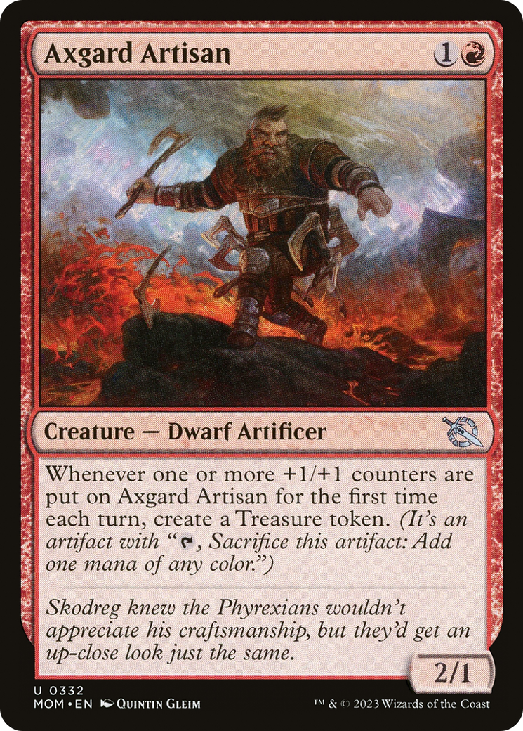 Axgard Artisan [March of the Machine] | Jomio and Rueliete's Cards and Comics
