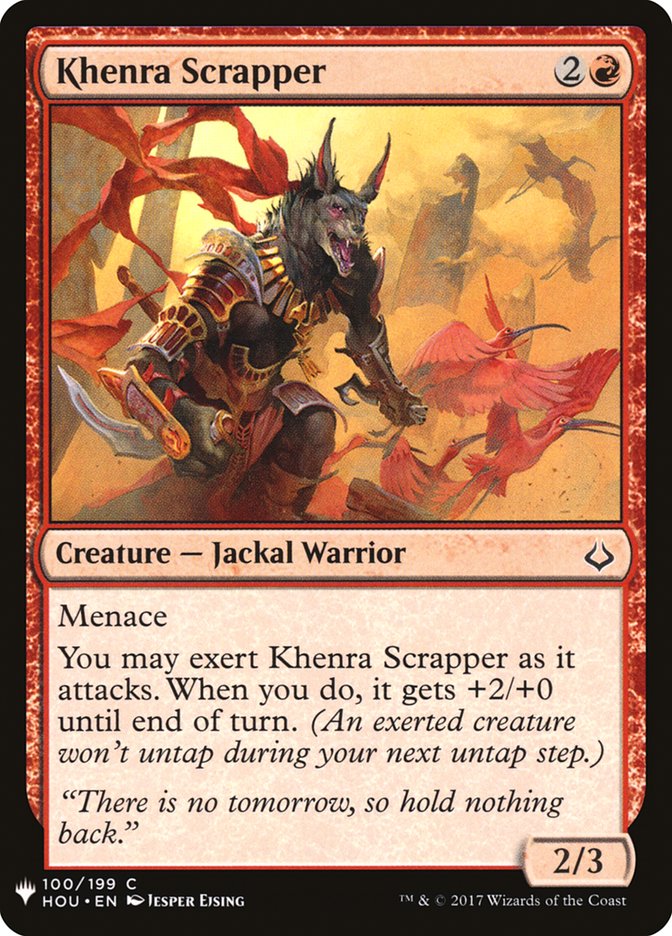 Khenra Scrapper [Mystery Booster] | Jomio and Rueliete's Cards and Comics