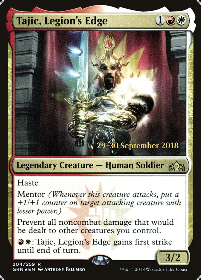 Tajic, Legion's Edge [Guilds of Ravnica Prerelease Promos] | Jomio and Rueliete's Cards and Comics