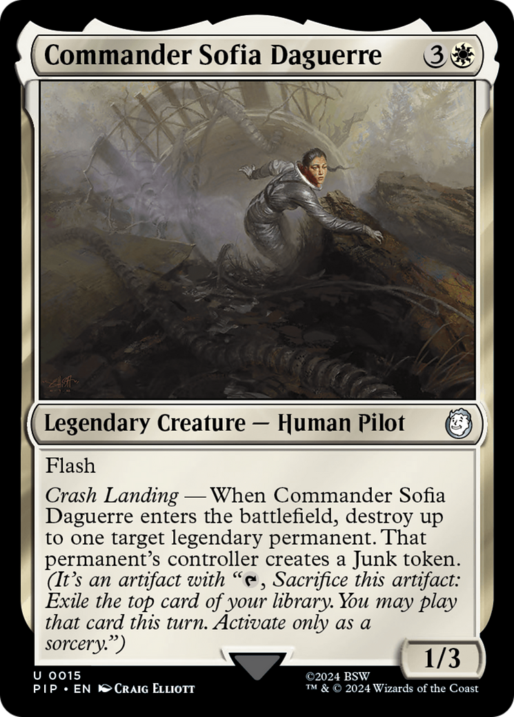 Commander Sofia Daguerre [Fallout] | Jomio and Rueliete's Cards and Comics