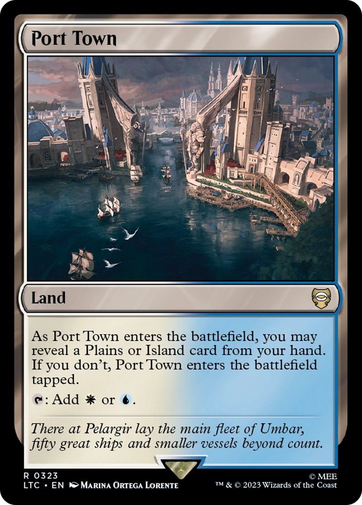 Port Town [The Lord of the Rings: Tales of Middle-Earth Commander] | Jomio and Rueliete's Cards and Comics