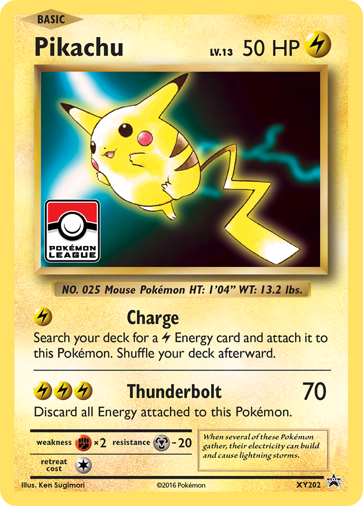 Pikachu (XY202) [XY: Black Star Promos] | Jomio and Rueliete's Cards and Comics