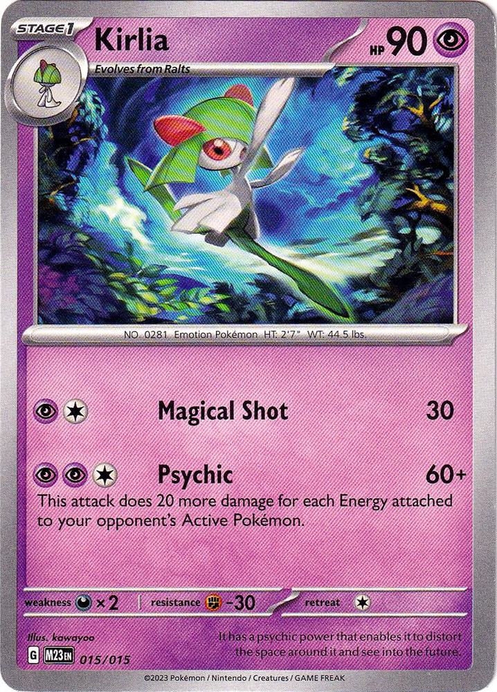 Kirlia (015/015) [McDonald's Promos: 2023 Collection] | Jomio and Rueliete's Cards and Comics
