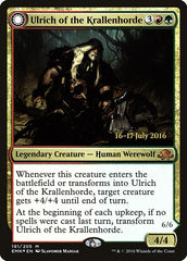Ulrich of the Krallenhorde // Ulrich, Uncontested Alpha [Eldritch Moon Prerelease Promos] | Jomio and Rueliete's Cards and Comics