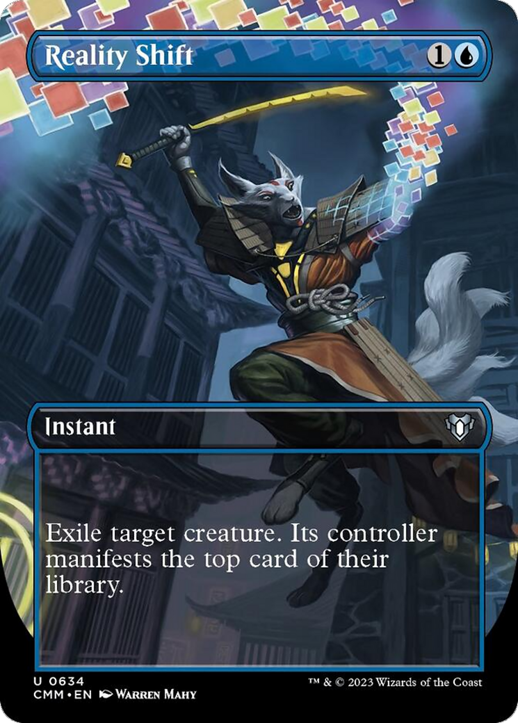 Reality Shift (Borderless Alternate Art) [Commander Masters] | Jomio and Rueliete's Cards and Comics