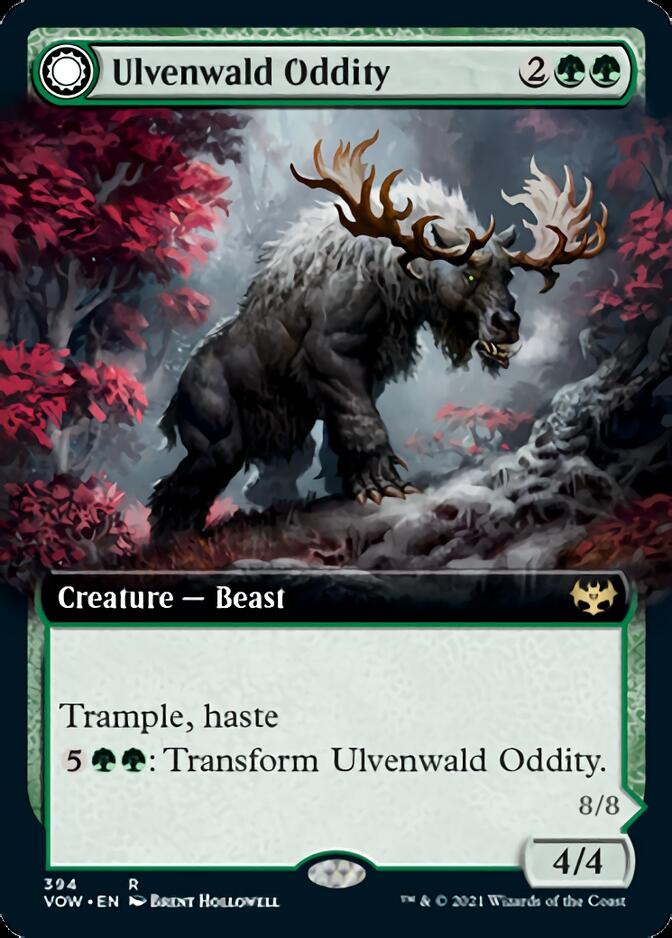 Ulvenwald Oddity // Ulvenwald Behemoth (Extended Art) [Innistrad: Crimson Vow] | Jomio and Rueliete's Cards and Comics