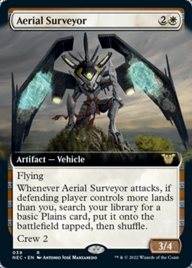 Aerial Surveyor (Extended Art) [Kamigawa: Neon Dynasty Commander] | Jomio and Rueliete's Cards and Comics