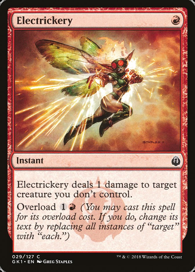 Electrickery [Guilds of Ravnica Guild Kit] | Jomio and Rueliete's Cards and Comics