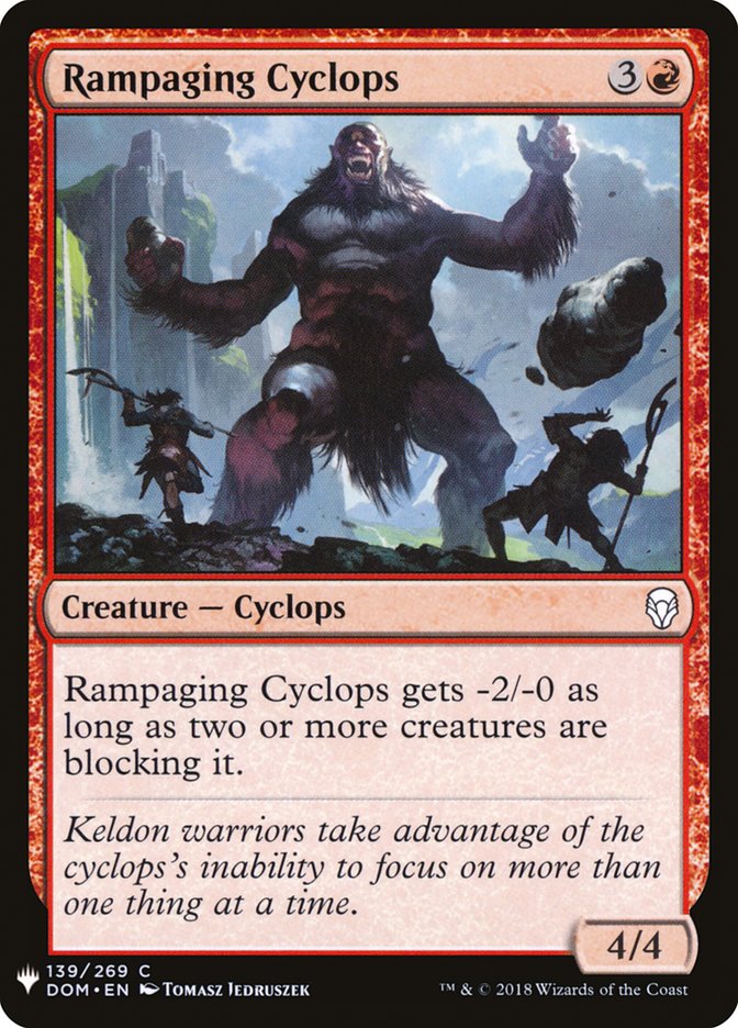 Rampaging Cyclops [Mystery Booster] | Jomio and Rueliete's Cards and Comics