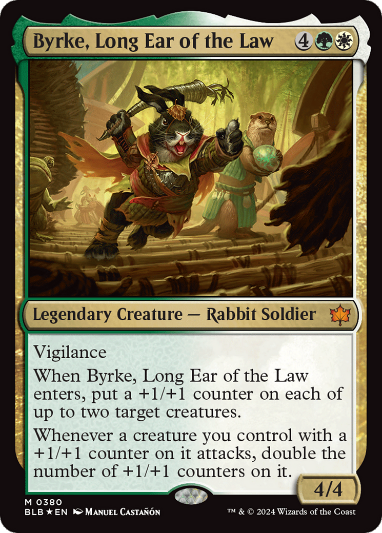 Byrke, Long Ear of the Law [Bloomburrow] | Jomio and Rueliete's Cards and Comics