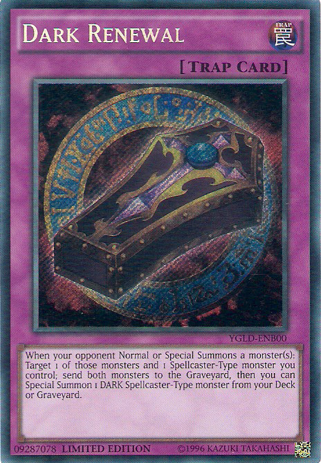 Dark Renewal [YGLD-ENB00] Secret Rare | Jomio and Rueliete's Cards and Comics