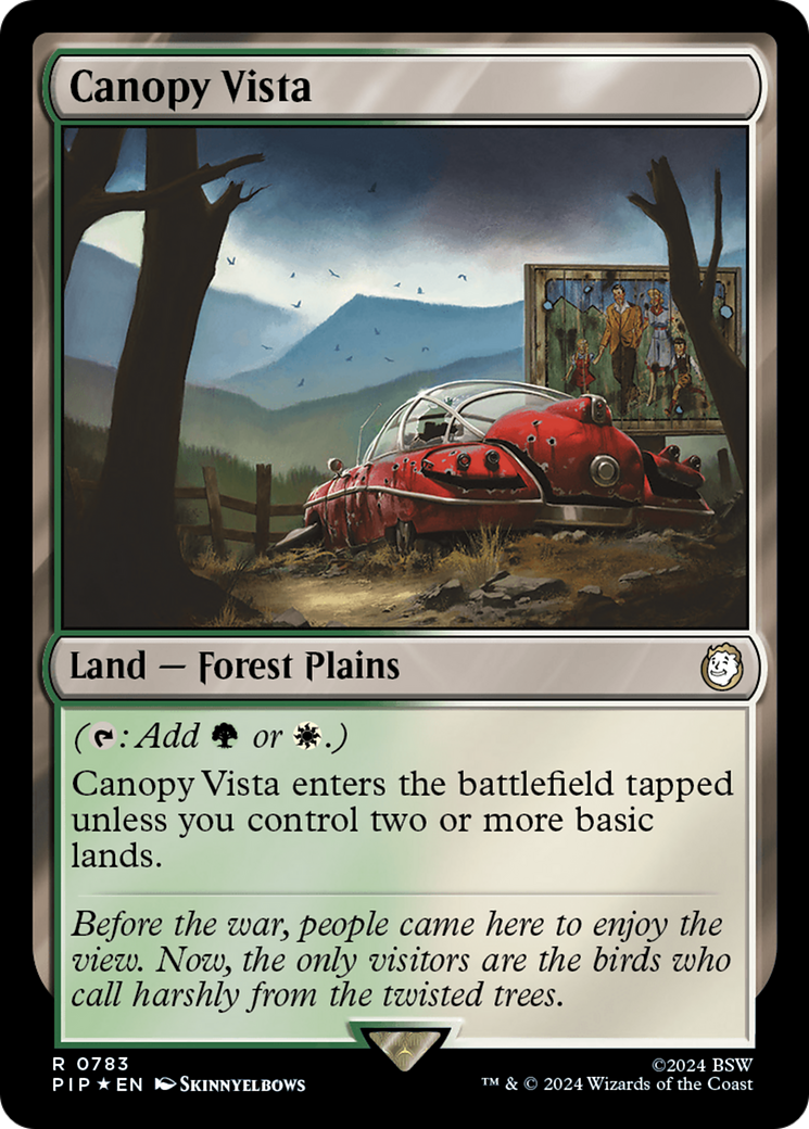 Canopy Vista (Surge Foil) [Fallout] | Jomio and Rueliete's Cards and Comics