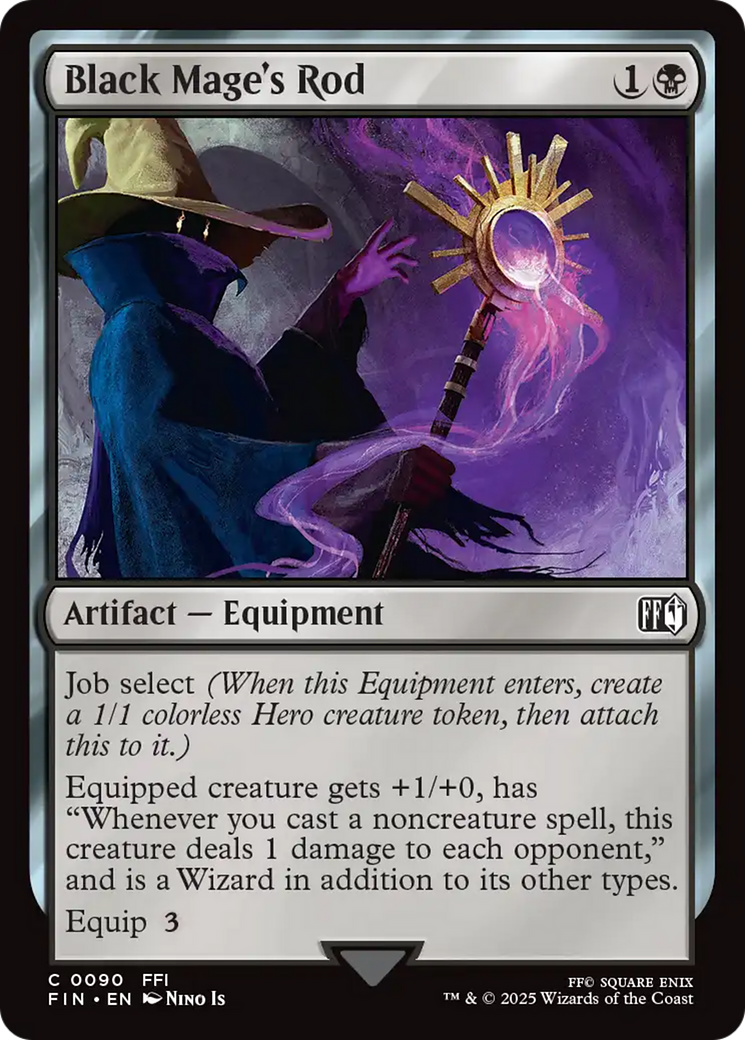 Black Mage's Rod [FINAL FANTASY] | Jomio and Rueliete's Cards and Comics