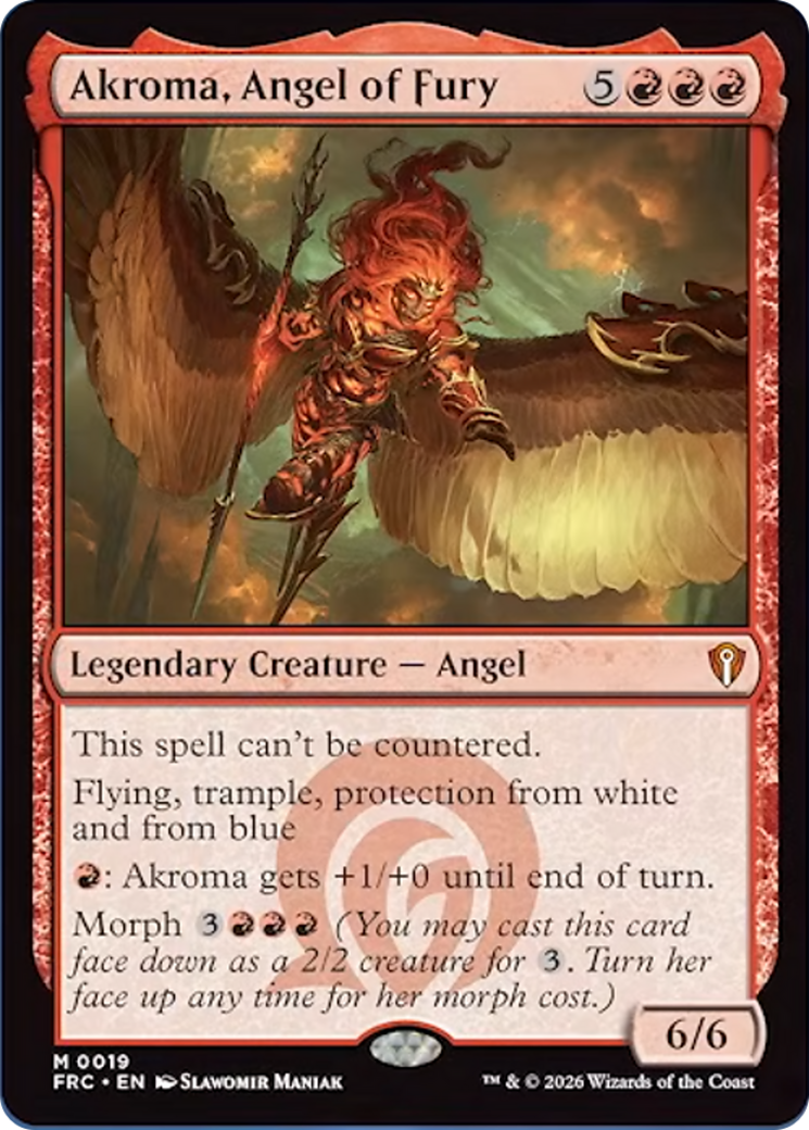 Akroma, Angel of Fury [Reality Fracture Commander] | Jomio and Rueliete's Cards and Comics