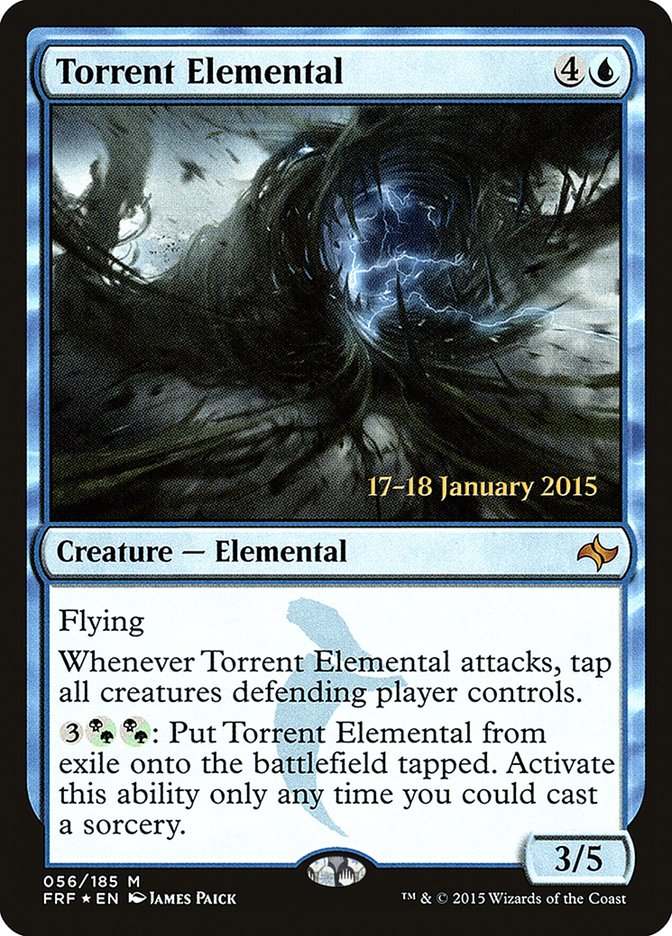 Torrent Elemental [Fate Reforged Prerelease Promos] | Jomio and Rueliete's Cards and Comics