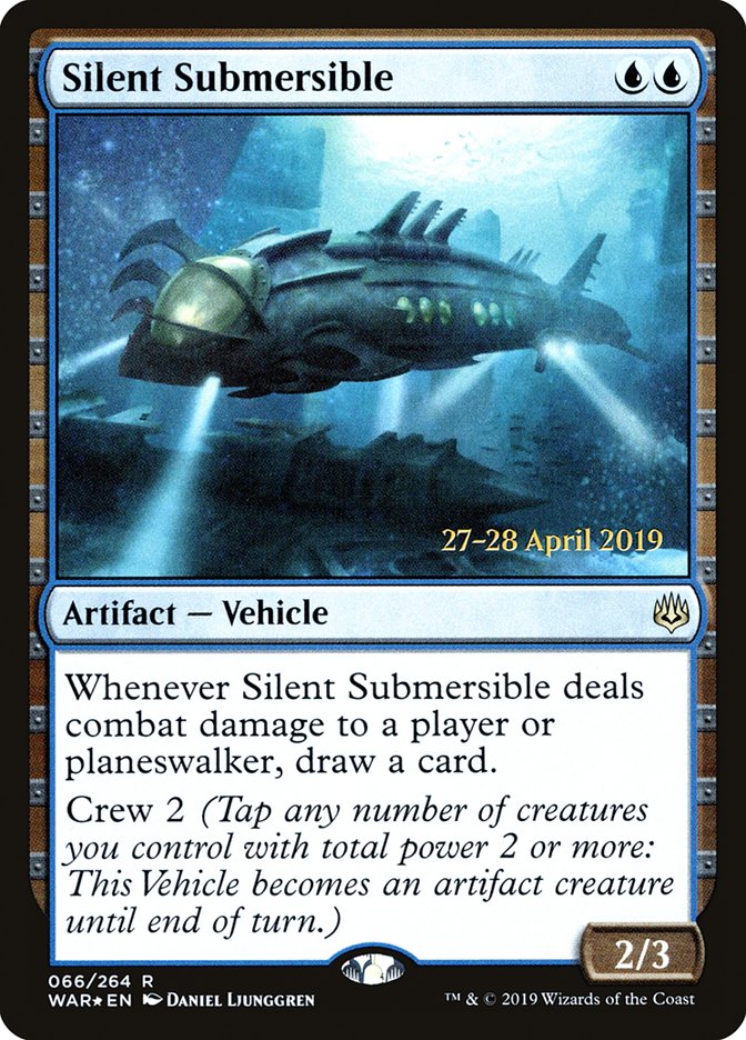 Silent Submersible [War of the Spark Prerelease Promos] | Jomio and Rueliete's Cards and Comics