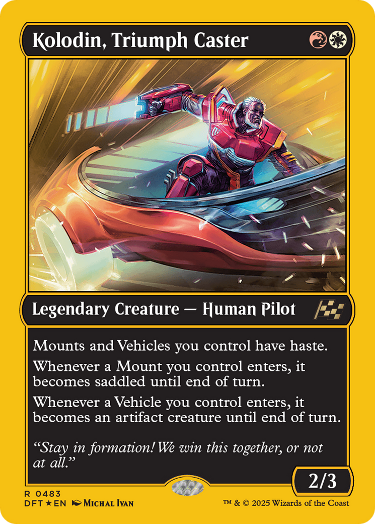 Kolodin, Triumph Caster (First-Place Foil) [Aetherdrift] | Jomio and Rueliete's Cards and Comics