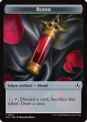 Zombie (0010) // Blood Double-Sided Token [Innistrad Remastered Tokens] | Jomio and Rueliete's Cards and Comics