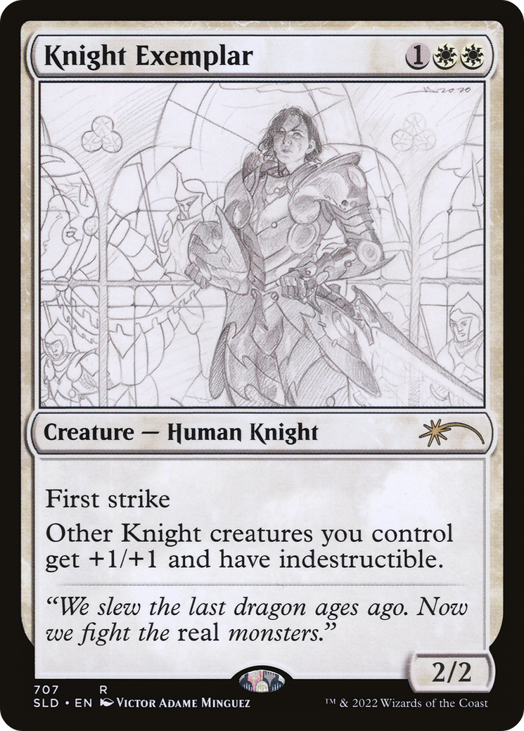 Knight Exemplar (707) [Secret Lair Drop Series] | Jomio and Rueliete's Cards and Comics