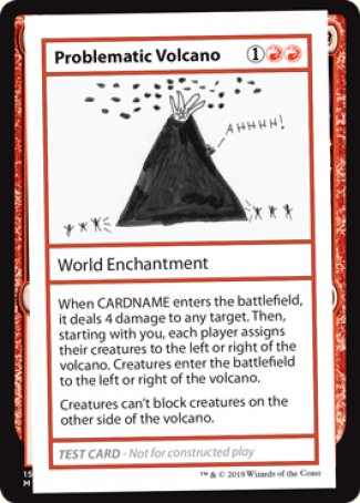 Problematic Volcano (2021 Edition) [Mystery Booster Playtest Cards] | Jomio and Rueliete's Cards and Comics