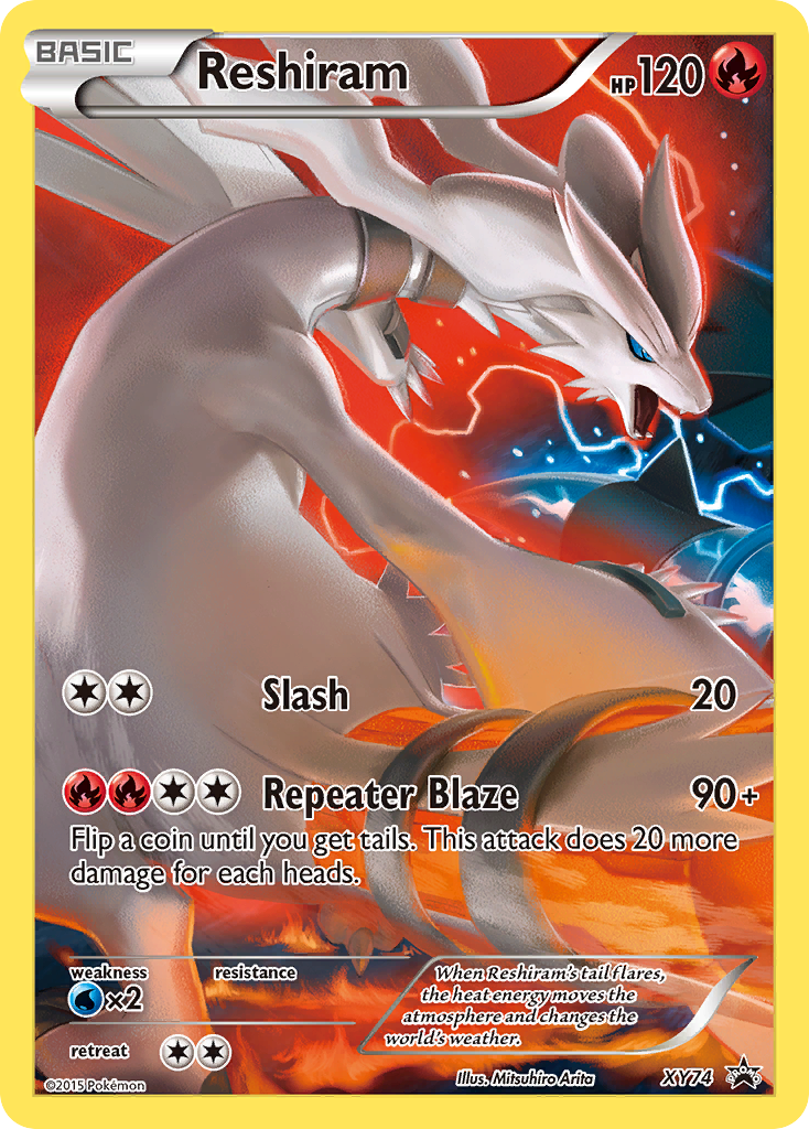 Reshiram (XY74) [XY: Black Star Promos] | Jomio and Rueliete's Cards and Comics