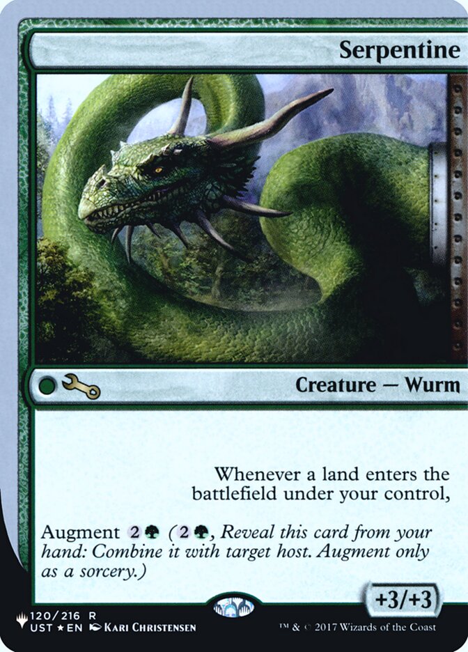 Serpentine (Unfinity Foil Edition) [The List] | Jomio and Rueliete's Cards and Comics