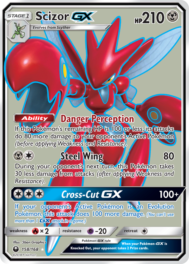 Scizor GX (158/168) [Sun & Moon: Celestial Storm] | Jomio and Rueliete's Cards and Comics