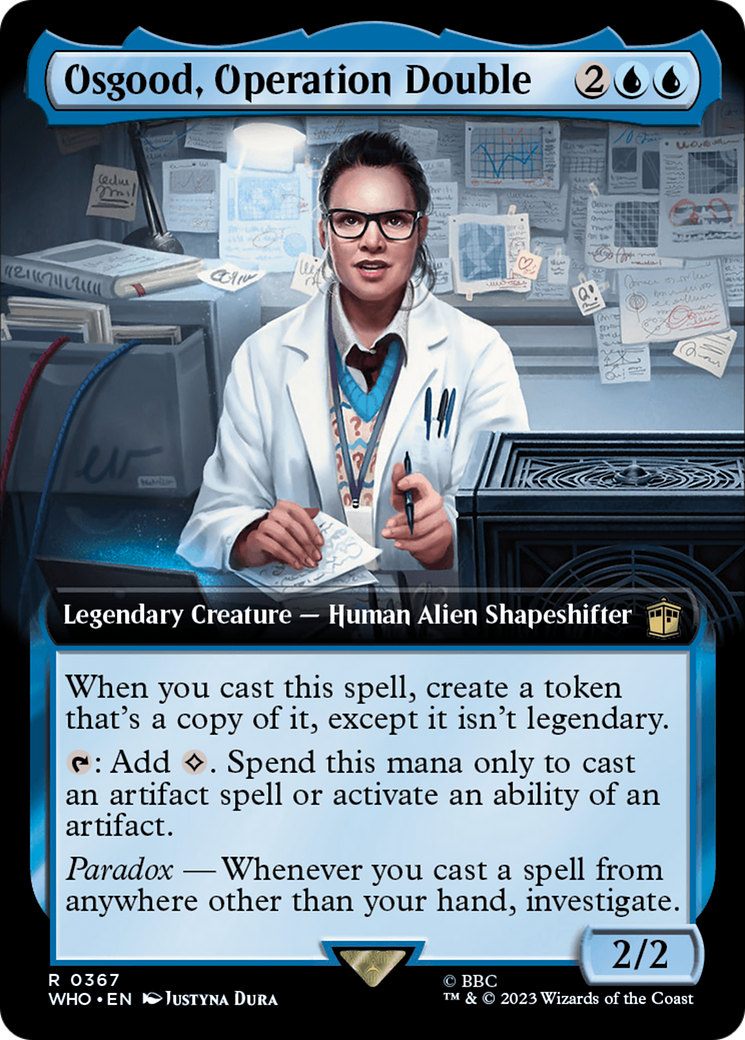 Osgood, Operation Double (Extended Art) [Doctor Who] | Jomio and Rueliete's Cards and Comics