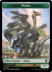 Hydra // Boar Double-Sided Token [Modern Horizons 3 Commander Tokens] | Jomio and Rueliete's Cards and Comics