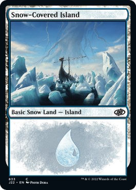 Snow-Covered Island [Jumpstart 2022] | Jomio and Rueliete's Cards and Comics