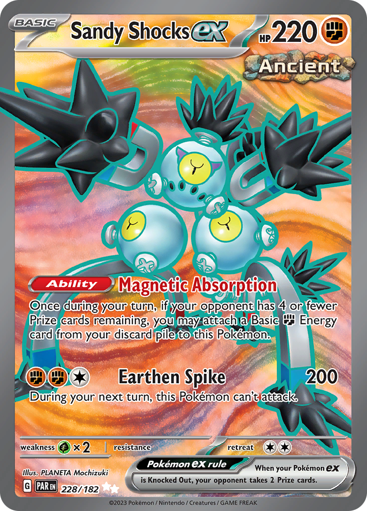 Sandy Shocks ex (228/182) [Scarlet & Violet: Paradox Rift] | Jomio and Rueliete's Cards and Comics