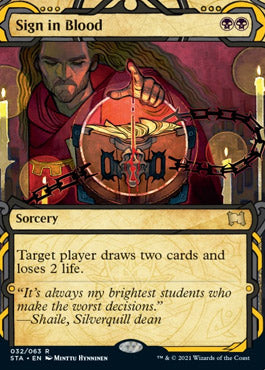 Sign in Blood [Strixhaven: Mystical Archive] | Jomio and Rueliete's Cards and Comics