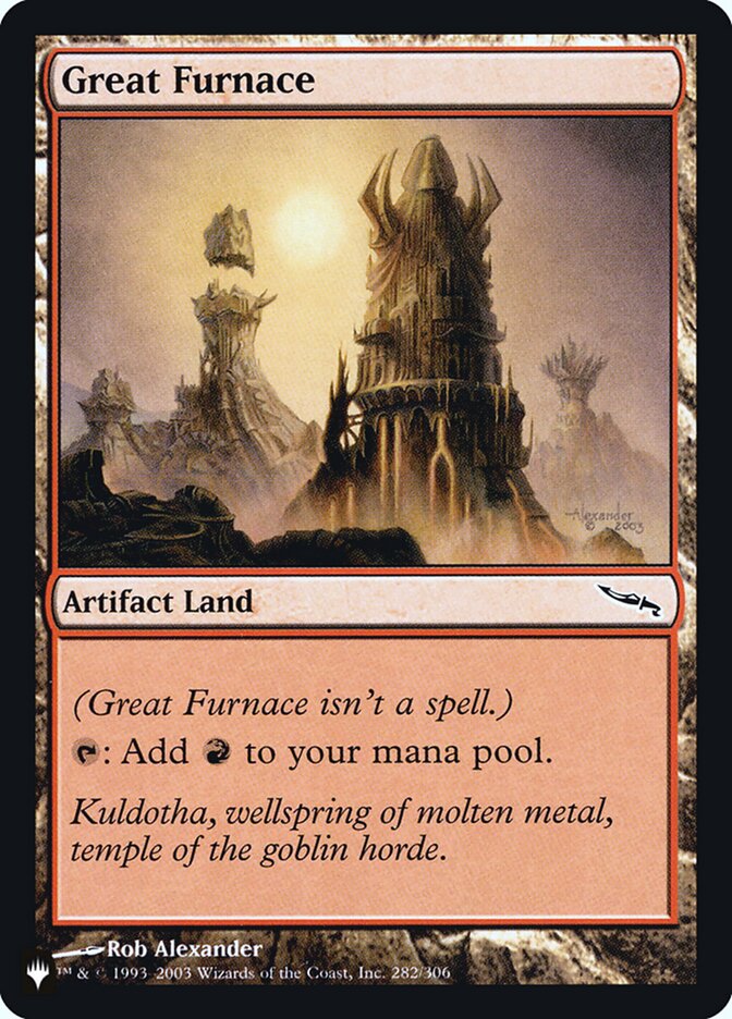 Great Furnace [Secret Lair: Heads I Win, Tails You Lose] | Jomio and Rueliete's Cards and Comics