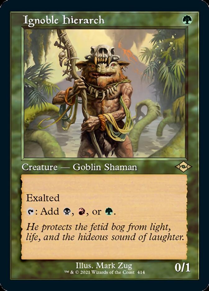 Ignoble Hierarch (Retro Foil Etched) [Modern Horizons 2] | Jomio and Rueliete's Cards and Comics