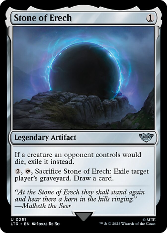 Stone of Erech [The Lord of the Rings: Tales of Middle-Earth] | Jomio and Rueliete's Cards and Comics