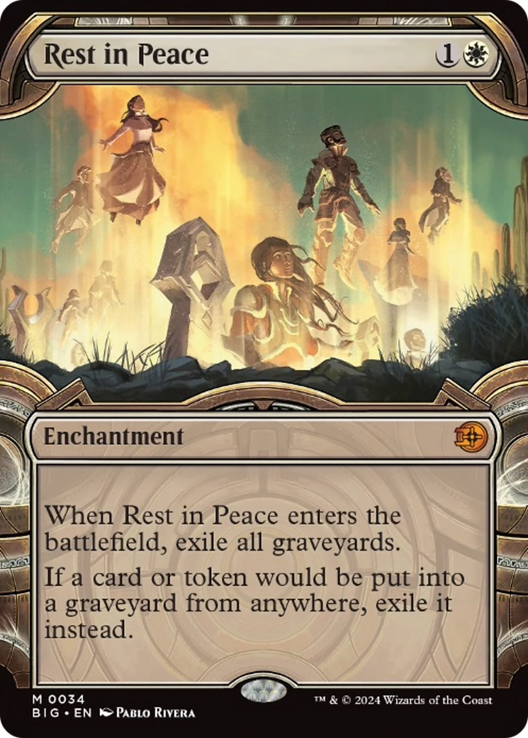 Rest in Peace (Showcase) [Outlaws of Thunder Junction: The Big Score] | Jomio and Rueliete's Cards and Comics