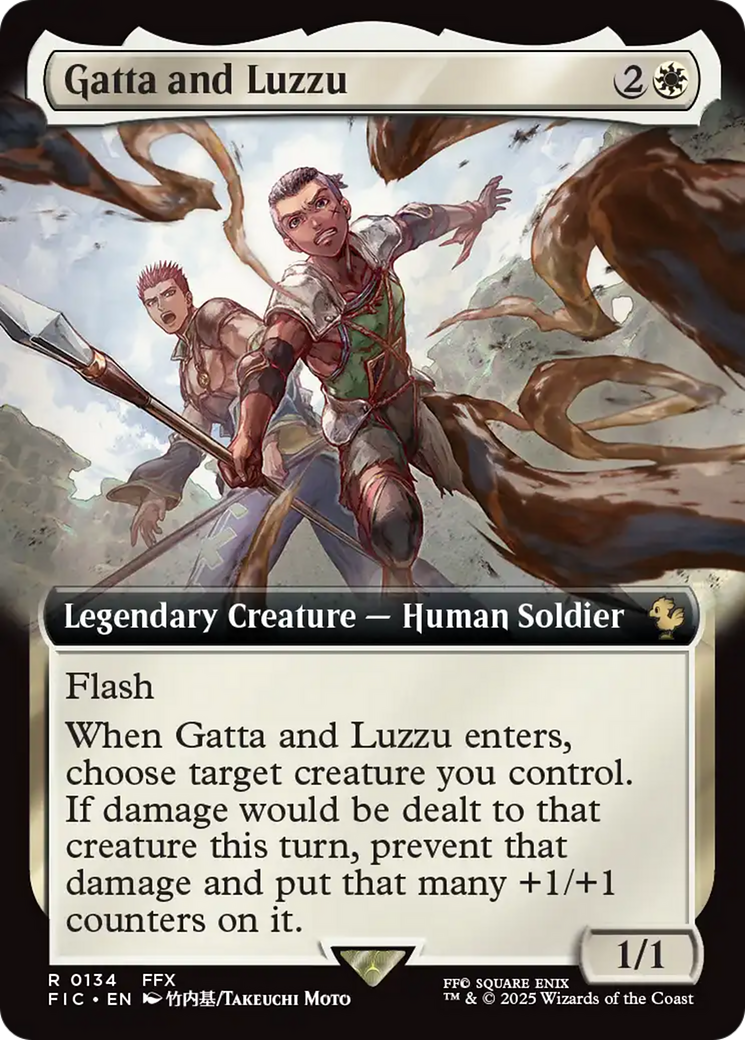 Gatta and Luzzu (Extended Art) [FINAL FANTASY Commander] | Jomio and Rueliete's Cards and Comics