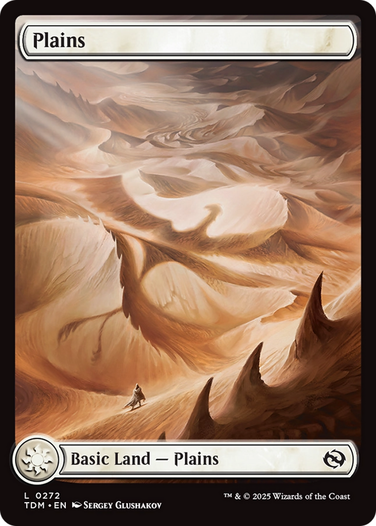 Plains (0272) [Tarkir: Dragonstorm] | Jomio and Rueliete's Cards and Comics